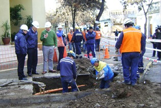 Superintendente de la SEC fiscaliza en terreno avances en investigación por fuga de gas