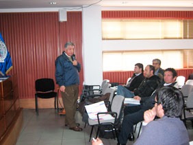 Funcionarios de SEC OHiggins participan en capacitación a inspectores del Serviu regional