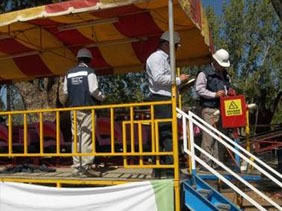 Funcionarios de SEC Maule fiscalizan instalaciones eléctricas de la FITAL