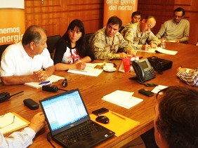 SEC Iquique coordina acciones de energización de campamentos de emergencia en la región