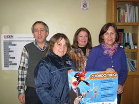 Funcionarios de SEC Aysén realiza campaña de seguridad al interior de escuelas de la zona