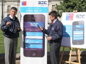 Sec e Intendencia Metropolitana presentan sistema que permite reclamar por cortes eléctricos a través de celulares