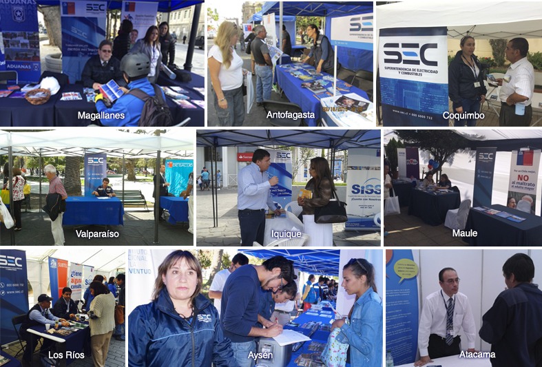 Direcciones Regionales de SEC participan activamente en Ferias del Consumidor