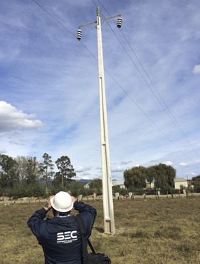 SEC Bío Bío inspecciona en terreno una posible  falta de mantención en corte que afectó a Arauco