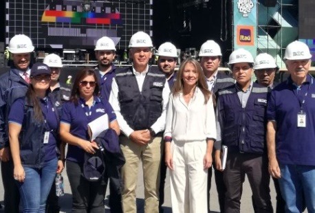 Ministerio de Energía y SEC fiscalizan recinto de Lollapalooza en la previa del masivo festival