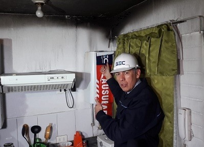 SEC prohíbe funcionamiento de calefones en vivienda colectiva donde murió una persona