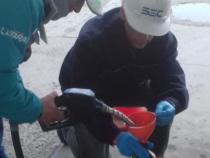 SEC Magallanes realiza operativo de fiscalización de combustibles y productos en Puerto Natales