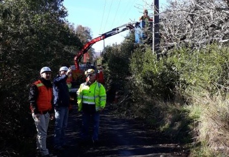 SEC fiscaliza en Villarrica planes de invierno de eléctricas para entregar un suministro continuo en La Araucanía
