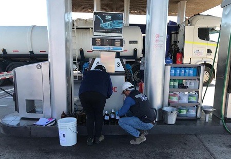 SEC Antofagasta fiscaliza calidad del combustible en estaciones de servicio de la región