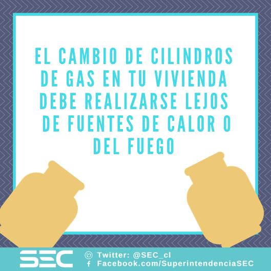 Cambio de cilindros de gas