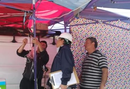 SEC Maule fiscaliza que instalaciones habilitadas en San Clemente por celebración de su 155 aniversario sean seguras