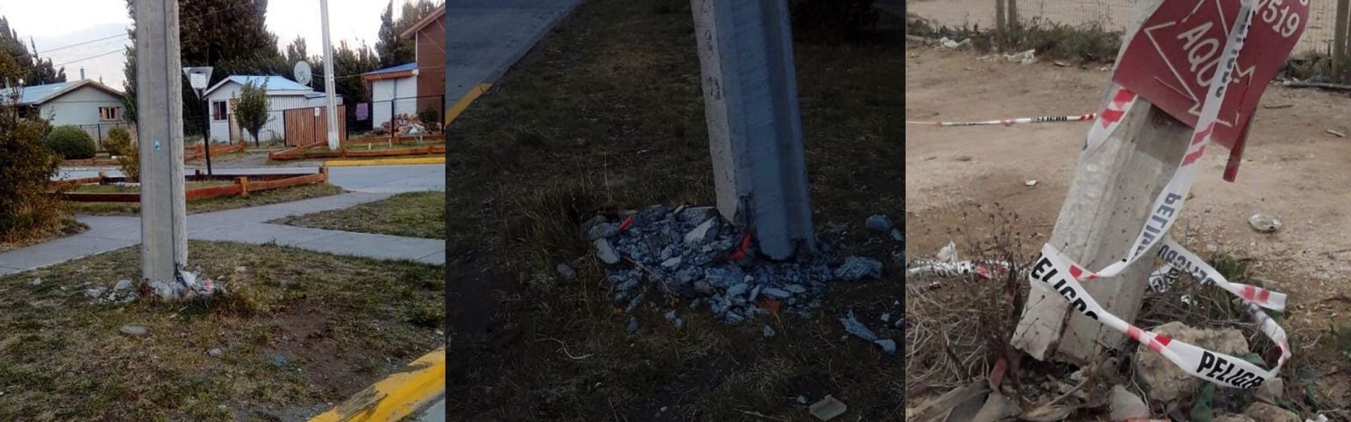 SEC Aysén reitera a la comunidad reportar desde sus celulares postes en mal estado o chocados