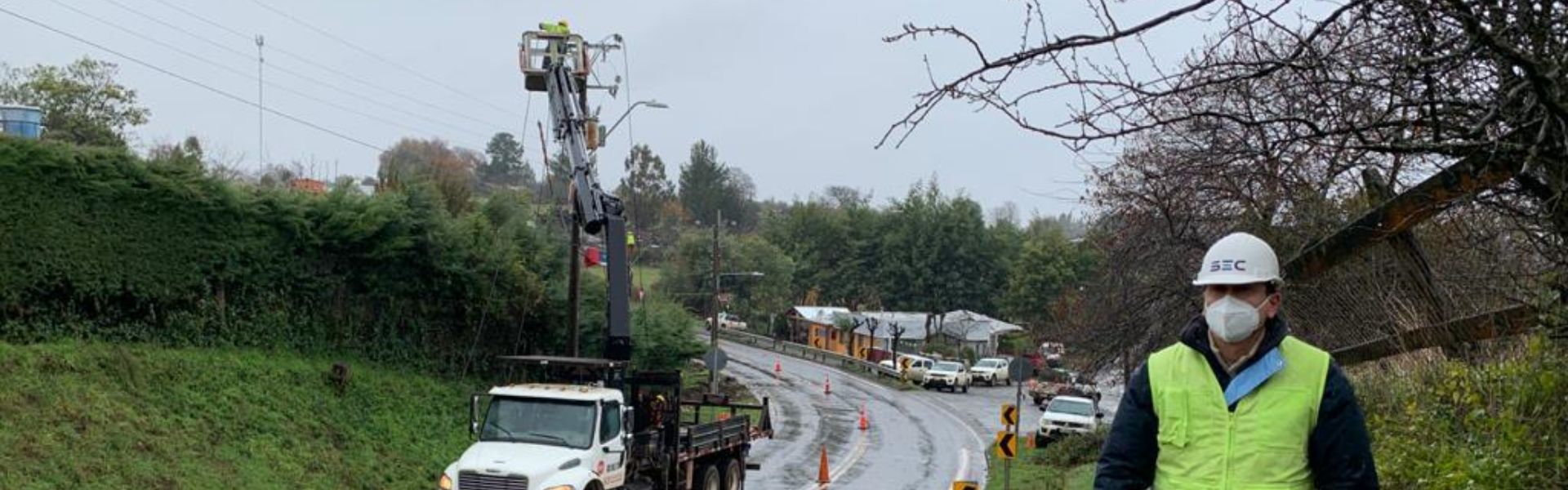 SEC Araucanía fiscaliza trabajos de recambio de líneas eléctricas en la Provincia de Malleco