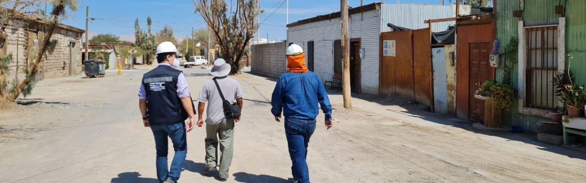 SEC Tarapacá fiscaliza en Huara trabajos instruidos a CGE para entregar un suministro continuo y seguro