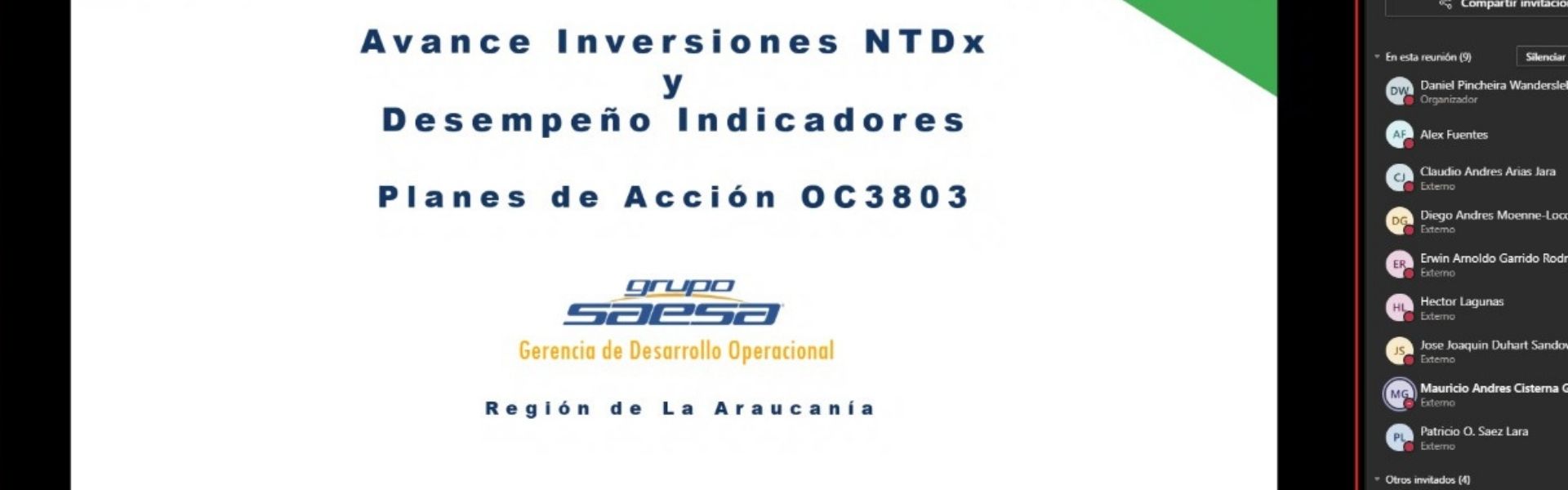 SEC evalúa desempeño de SAESA y avance de planes instruidos para entregar un suministro continuo en La Araucanía