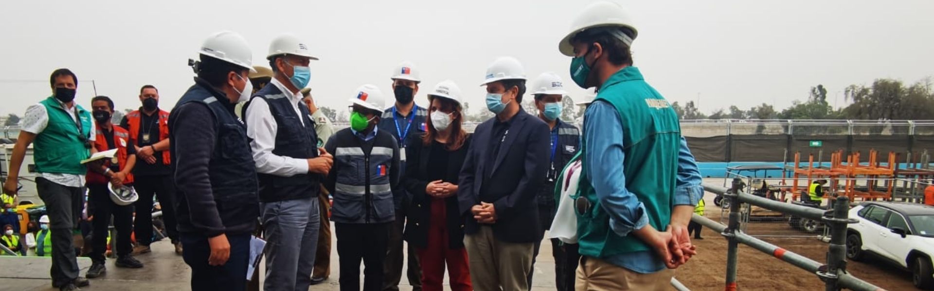 Autoridades fiscalizan nuevo recinto de Lollapalooza en la previa del masivo festival