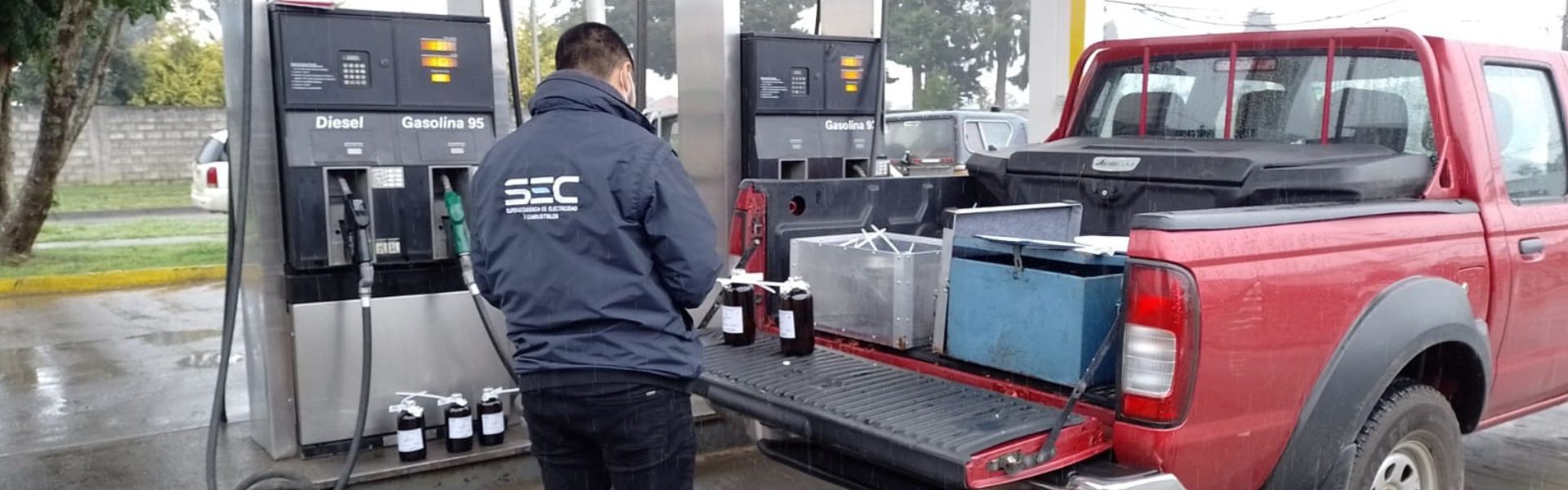 SEC Araucanía fiscaliza calidad del combustible a la venta en estaciones de servicio de Toltén