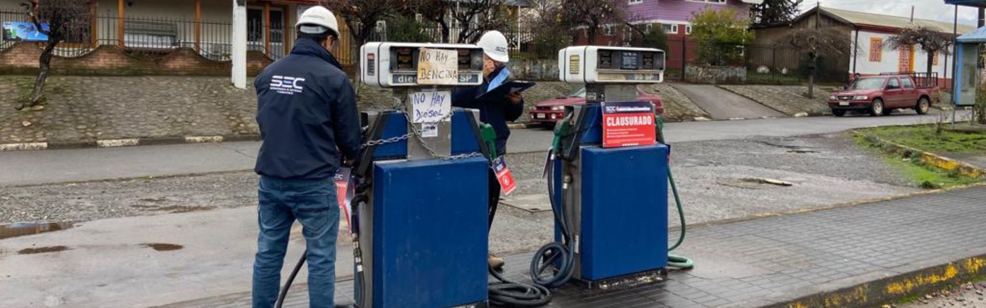 SEC Araucanía clausura estación de servicio de Ercilla debido a la antigüedad de sus tanques