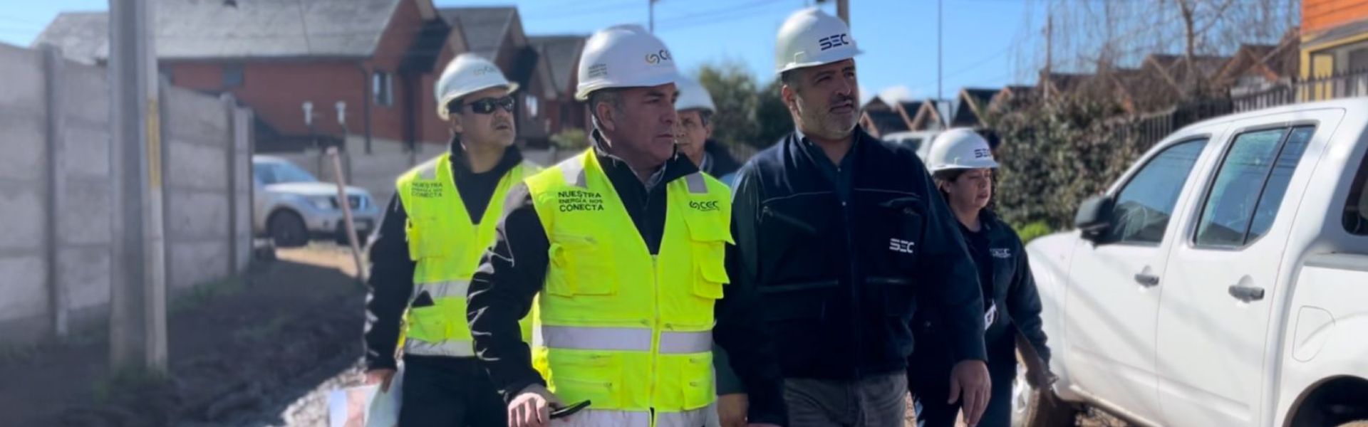 SEC Maule y Seremi de Energía inspeccionan reposición del suministro eléctrico en sectores afectados por el sistema frontal