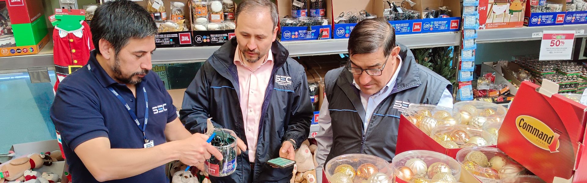 SEC Ñuble y Seremi de Energía reiteran llamado a comprar sólo luces navideñas certificadas