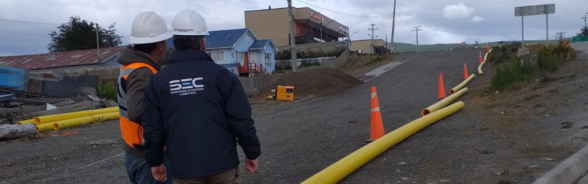 SEC Magallanes fiscaliza proyecto de ampliación de red de gas natural que abastecerá a más de 300 familias de Punta Arenas