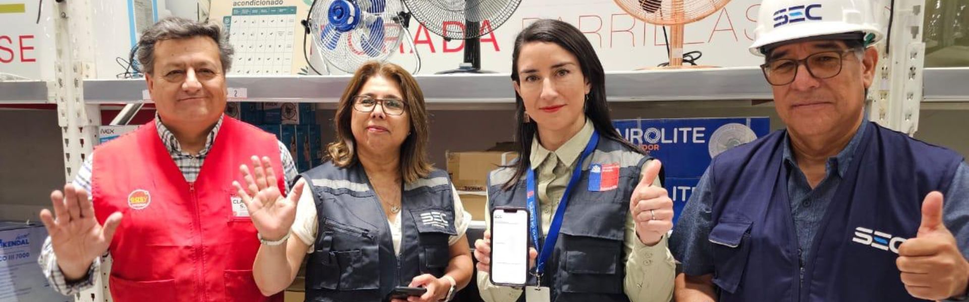 Seremi de Energía y SEC Antofagasta lideran fiscalización a la venta de ventiladores y aires acondicionados