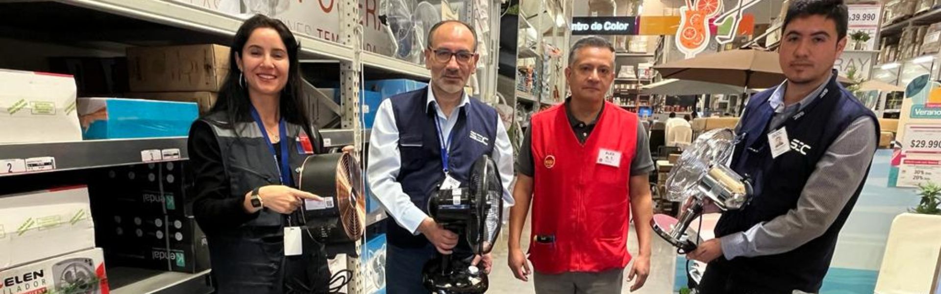 SEC Atacama y Seremi de Energía fiscalizan la venta de ventiladores para enfrentar altas temperaturas