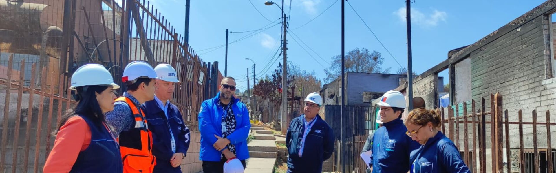 Comienza la reposición del alumbrado público en la zona afectada por los incendios en Viña del Mar