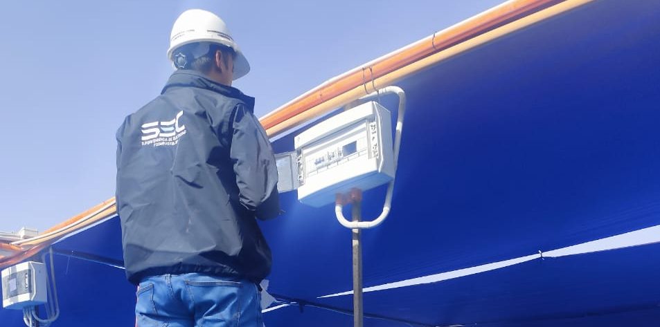 SEC Tarapacá fiscaliza instalaciones eléctricas de masiva Fiesta religiosa de San Lorenzo
